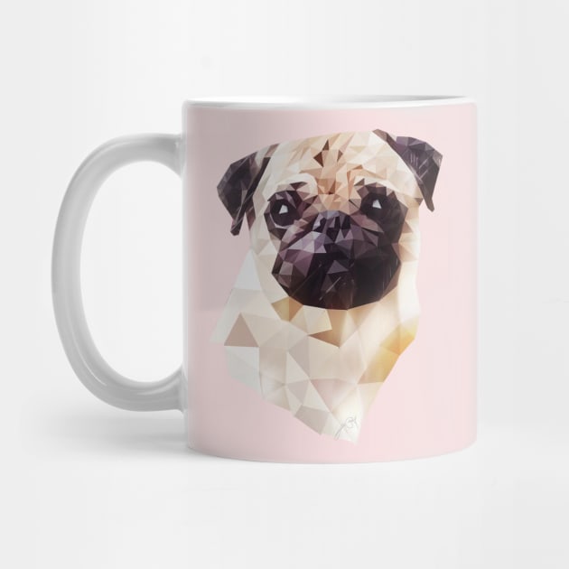 Pug (Low Poly) by lunaroveda